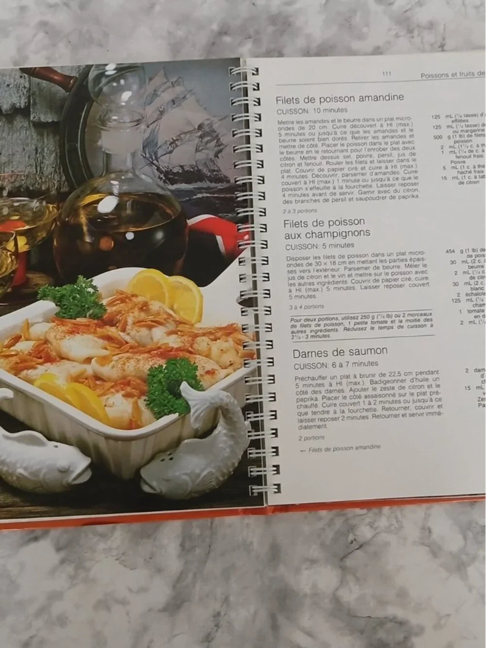Livre de recettes Kenmore Cuisson Micro-ondes Cuisine Internationale Français
